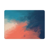 Blue/Orange - Clear MacBook Case