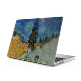 Road with Cypress and Star - Clear MacBook Case
