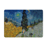 Road with Cypress and Star - Clear MacBook Case
