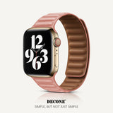 Apple Watch Series | Leather Link Magnetic Strap