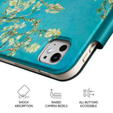 Almond Blossoms - Leather Magnetic iPad Case