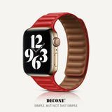 Apple Watch Series | Leather Link Magnetic Strap