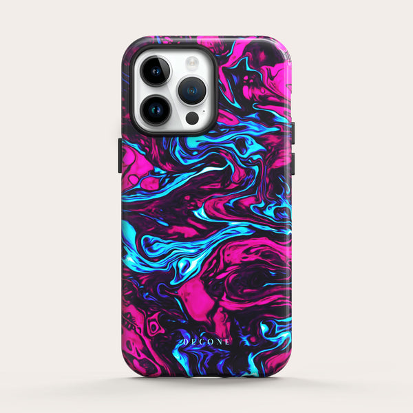 Color Distorted Spacetime - iPhone Case