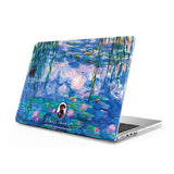 Blue Water Lilies and Willow - Clear MacBook Case