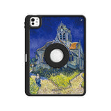 The Church at Auvers - Leather Magnetic iPad Case