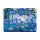Blue Water Lilies and Willow - Clear MacBook Case