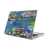 Water Lilies (Blue) - Clear MacBook Case
