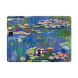 Water Lilies (Blue) - Clear MacBook Case
