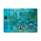 Water Lilies (Turquoise) - Clear MacBook Case