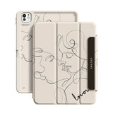 Sweet Kiss - Leather Magnetic iPad Case