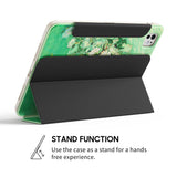 Vase with Pink Roses - Leather Magnetic iPad Case