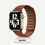Apple Watch Series | Leather Link Magnetic Strap