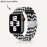 Apple Watch Series |  W Texture Nylon Woven Strap (Watch clasp series)
