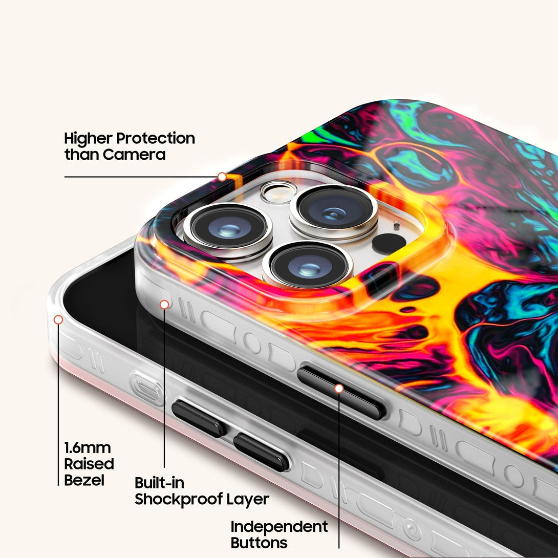 Volcanic Ash-Ember - iPhone Case