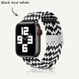 Apple Watch Series |  W Texture Nylon Woven Strap (Watch clasp series)