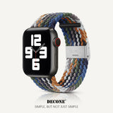 Apple Watch Series | Colorful Nylon Braided Watch Strap (Watch clasp series)