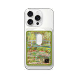 Bridge Over a Pond of Water Lilies - Matte Wallet MagSafe Compatible