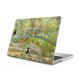 Bridge Over a Pond of Water Lilies - Clear MacBook Case