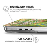 Bridge Over a Pond of Water Lilies - Clear MacBook Case