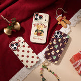 Enjoying Snacks - iPhone Case