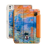 Impression, Sunrise - Leather Magnetic iPad Case