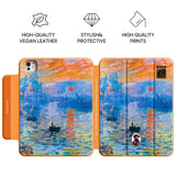 Impression, Sunrise - Leather Magnetic iPad Case