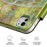 Bridge Over a Pond of Water Lilies - Leather Magnetic iPad Case