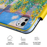 The Artist's Garden at Vetheuil - Leather Magnetic iPad Case