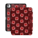 Fiery Love - Leather Magnetic iPad Case