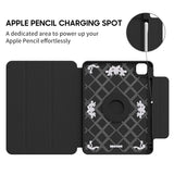 Swans on Lake Cocoa - Leather Magnetic iPad Case