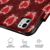 Fiery Love - Leather Magnetic iPad Case