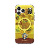 Fifteen Sunflowers in a Vase - iPhone Case