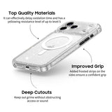 Clear Transparent (Glitter) iPhone Case