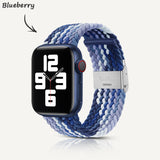 Apple Watch Series | Z Texture Nylon Woven Strap (Watch clasp series)