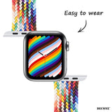 Apple Watch Series | Colorful Nylon Braided Watch Strap (Watch clasp series)