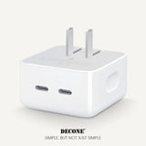 Power Adapter Series | 35W Dual USB-C Port Power Adapter (Chinese standard)