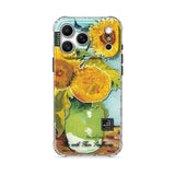 Vase with Three Sunflowers - iPhone Case