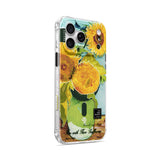 Vase with Three Sunflowers - iPhone Case