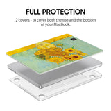 Vase with Twelve Sunflowers - Clear MacBook Case