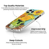 Vase with Three Sunflowers - iPhone Case