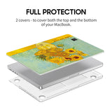 Vase with Twelve Sunflowers - Clear MacBook Case