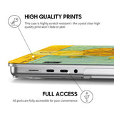 Vase with Twelve Sunflowers - Clear MacBook Case