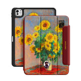 Bouquet of Sunflowers - Leather Magnetic iPad Case