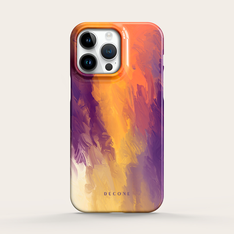 Orange Purple - iPhone Case