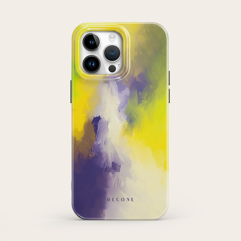 Purple/Yellow - iPhone Case