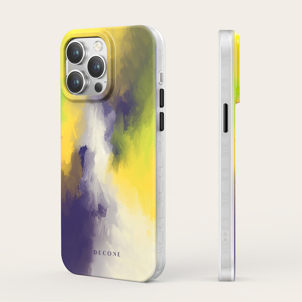 Purple/Yellow - iPhone Case