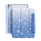 Snowflake - Leather Magnetic iPad Case