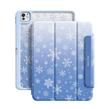 Snowflake - Leather Magnetic iPad Case