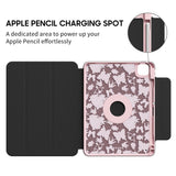 Pink Romance - Leather Magnetic iPad Case