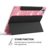 Pink Romance - Leather Magnetic iPad Case